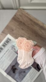 طقم توربان ودلاغات للبيبي 🎀 - Image 3